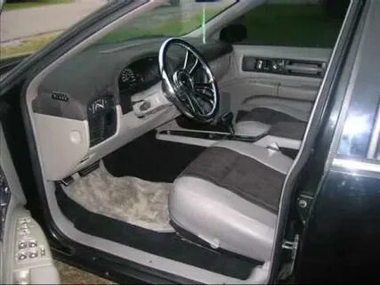 Custom Black Suede Interior 1996 impala SS - YouTube