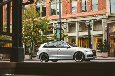 Modified Gray Audi Q5 Taken to Another Level with Matte Blac