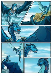 Redraw of the graphic novel page Wings Of Fire Amino