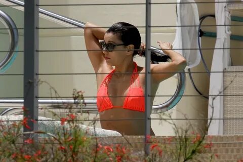 EVA LONGORIA in Bikini at a Pool at Her Hotel in Miami 06/30
