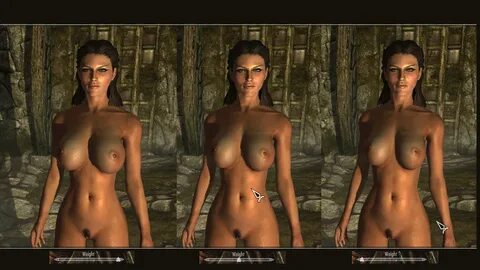 Скачать TES 5: Skyrim "Calientes Nude мод" - Модели