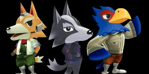 Animal Crossing Meets Smash Bros Fox Falco Amp Wolf In Adorable Art.