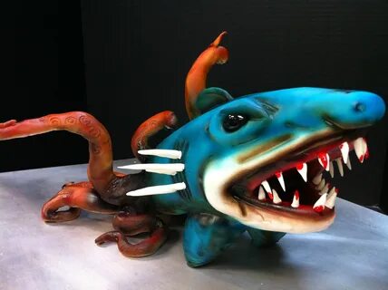 Sharktopus, the best cake topper ever. Thank you SyFy for yo
