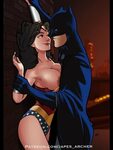 Batman and Wonder Woman back alley (japes) Batman/DC Comics 