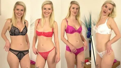 LINGERIE TRY ON HAUL- New Lingerie collection - YouTube