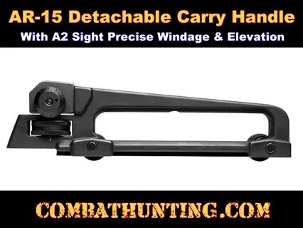 MARDCH AR15 M4 Detachable Carry Handle Mount With A2 Rear Si