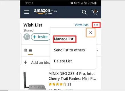 How to Share Amazon Wish List from a PC or Amazon Shopping A