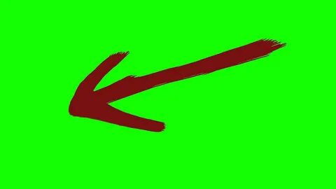 Animated Paint Arrow - Green Screen - Sound Included - FREE 
