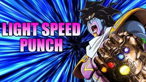 Star Platinum's Light Speed Punch! - YouTube