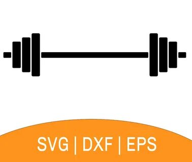 Weightlifting Barbell SVG Instant Download barbell svg Etsy