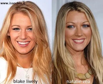 Somiglianza tra Blake Lively e Natalie Zea Isa e Chia