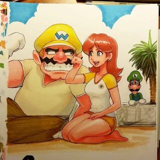 Not again #Luigi! ? #wario and #daisy have a lot more in com