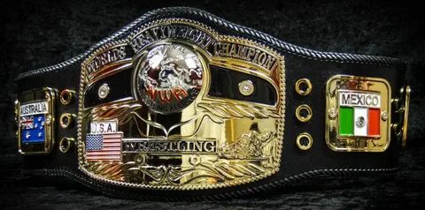 NWA Domed Globe World Title Leather Rebels Custom Championsh