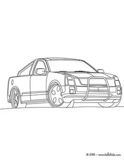 Pickup Trucks Coloring Pages - Floss Papers