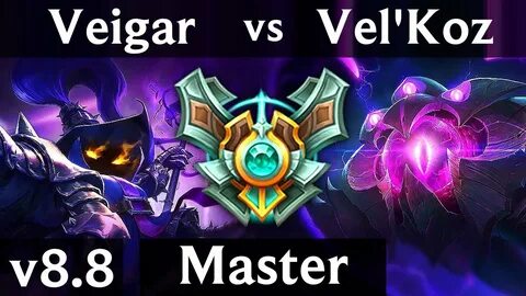 VEIGAR vs VEL'KOZ (MID) Legendary, Perfect KDA 12/0/11 Korea