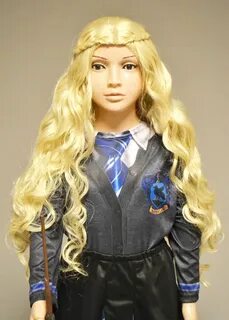 Childrens Luna Lovegood Style Long Blonde Wig