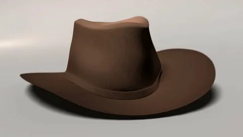 western hat Free 3D Models in Clothing 3DExport