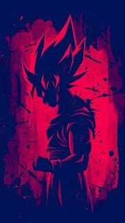 Dragon Ball Z Red Goku IPhone Wallpaper - IPhone Wallpapers 