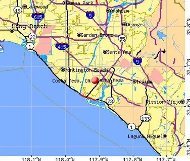 Costa Mesa Ca Zip Code Map - Oconto County Plat Map