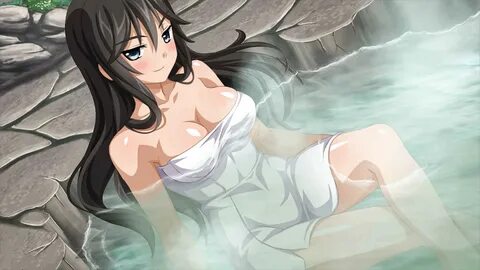 Anime 1920x1080 Sakura Spirit ecchi anime girls big boobs water dark hair a...