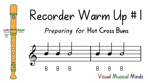 Recorder Warm-up #1: Preparing for "Hot Cross Buns" - YouTub