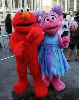 Elmo Cookie Monster abby Mascot Costume Adult Dress Carnival
