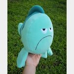 Mr. Grumpfish plush fleece grumpfish toy bubble guppies Etsy