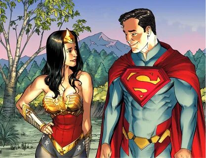 Superman Flirts With Wonder Woman - Comicnewbies
