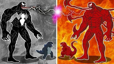 Evolution of GODZILLA vs SHIN GODZILLA : Venomzilla vs Carna