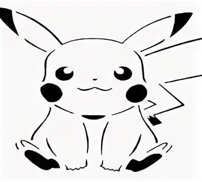 "pikachu stencil 3 by" 3D Models to Print - yeggi