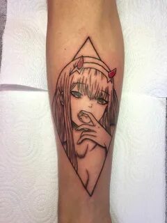 Zero two tattoo Body art tattoos, Stylist tattoos, Anime tat