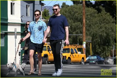 Full Sized Photo of sam smith brandon flynn walk la march 02