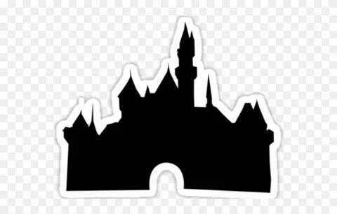 Sleeping Beauty Clipart Shadow - Walt Disney Castle Silhouet