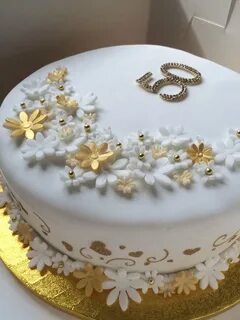 Торт на золотую свадьбу (40 фото)