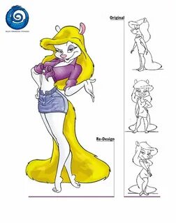 Minerva Mink - Animaniacs - DC COMICS Rediseño utilizado en 