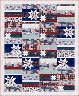 FREE PATTERN: Stars and Stripes Forever (IVORY SPRING) Patri