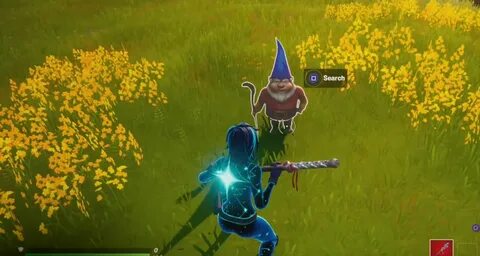 Fortnite search hidden gnome inbetween Fancy View, a Wooden 