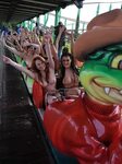 Naked Rollercoaster Riders Raise Money For Cancer Whilst Att