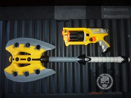 Urban Taggers.: Review: Nerf N-Force Warlock Axe