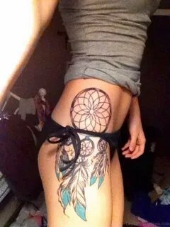 74 Best Dreamcatcher Tattoos On Thigh