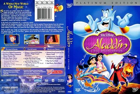 Walt Disney Characters Photo: Walt Disney DVD Covers - Aladd