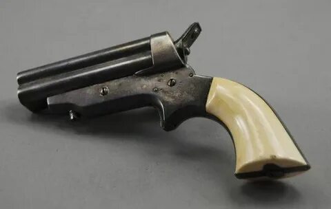 Sharps 4-barrel .22 caliber "Pepperbox" Derringer. Favored b