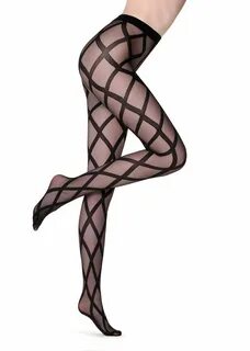 Diamond-Patterned Tights - Calzedonia Patterned tights, Tigh