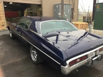 Chevrolet Impala Coupe 1972 Blue For Sale. 1m47r2c137123 72 