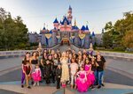 Actress Elle Fanning Surprises Disneyland Resort Guests Duri
