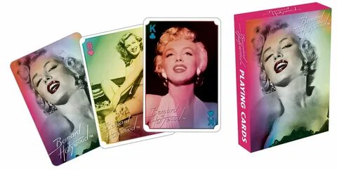Aquarius Marilyn Monroe Glamour Playing Cards