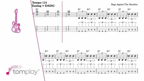 Rage Against the Machine: Killing in the name of - Bass Tab/