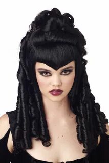 Wigs & Facial Hair Accessories White Curly Gothic Vampire Wi