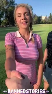 Gabbie Carter at the Golf Course GIF - Porn Gif with source 