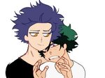 some art maybe - deku is ANGRII and shin dutifully listens t